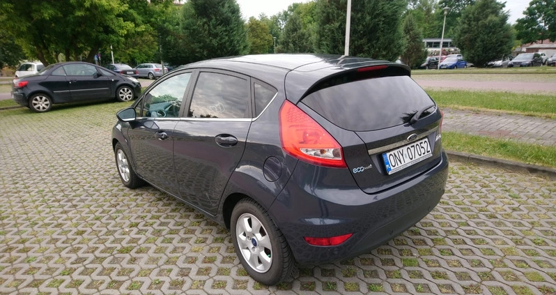 Ford Fiesta cena 19950 przebieg: 135000, rok produkcji 2011 z Nysa małe 154